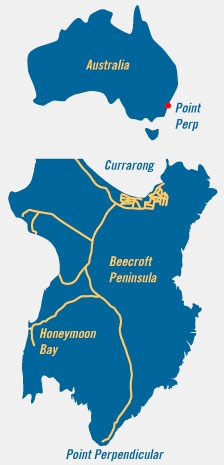Map of Point Perp